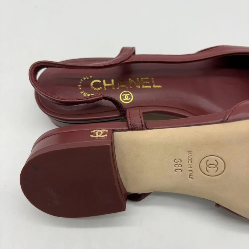 CHANEL Slingback Flats in Multicolor